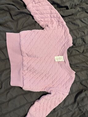 Carter's Quilted Lilac Baby Pullover
